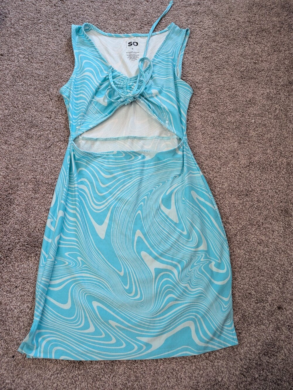 SO Cutout Bodycon Mini Dress